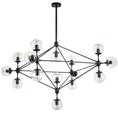 Lampa wisząca ASTRIFERO 15 czarna ST-9047-15 - Step Into Design